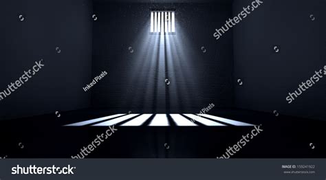 Old Jail Cell Interior Barred Window Stock Illustration 159241922 ...