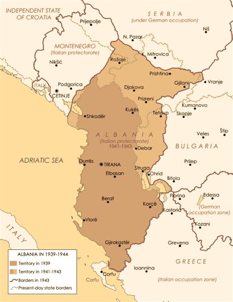 Apricity is a European Cultural Community | Albania, Historical maps, Map