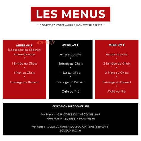 L'atelier étoile de joel robuchon à Paris 8 - menu et photos