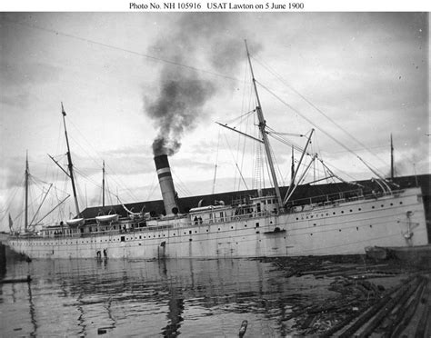 USS Badger (later Lawton) (AP, 1898): Photographs