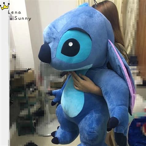 Super Big 90CM Kawaii Stitch Plush Doll Toys ,Anime Lilo and Stitch Plush Toys for Kids Best ...