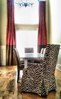 Custom drapery and chairs. | Custom 15' long drapery panels … | Flickr