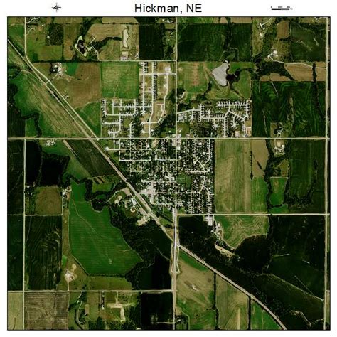 Aerial Photography Map of Hickman, NE Nebraska