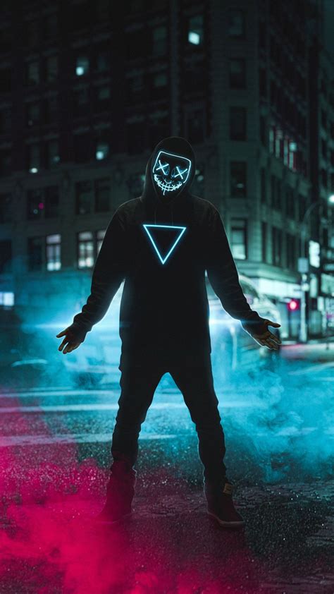 Hacker Mask Neon Wallpapers - Wallpaper Cave