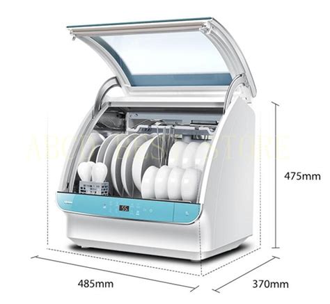 18 Free Standing Mini Countertop Electric Dish washer Hands Free ...