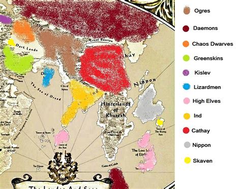 Rough Map of Warhammer 3 Factions and the Regions They Would Inhabit ...