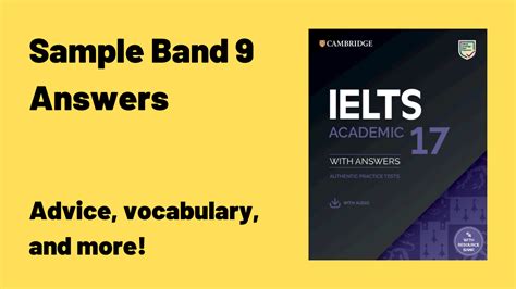 Cambridge IELTS 17: Sample Band 9 Answers - TED IELTS