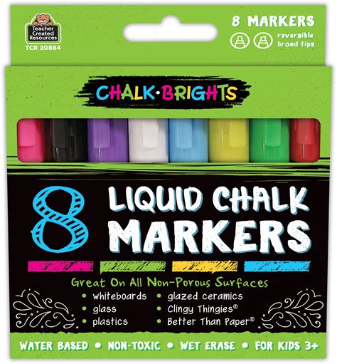 Chalk Brights Liquid Chalk Markers - TCR20884 | Teacher Created Resources