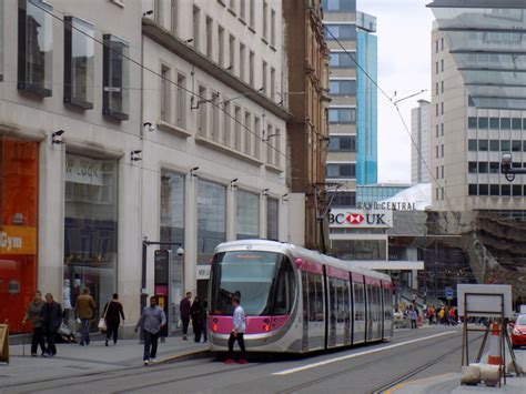 Birmingham Tram Network Map