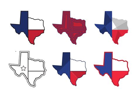 Texas Map Vector Icons #1 - Download Free Vector Art, Stock Graphics ...