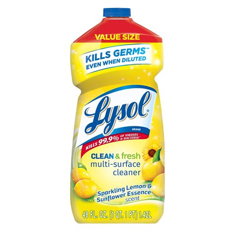 Buy Lysol Multi-Surface Cleaner, Sanitizing and Disinfecting Pour, to Clean and Deodorize ...