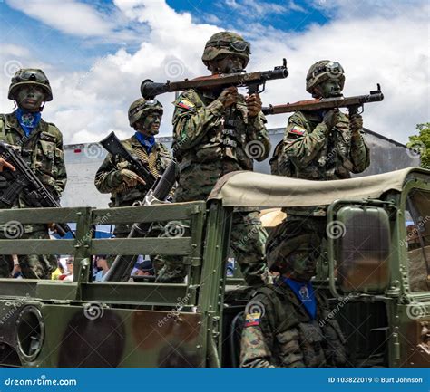 Ecuadorian Military on Parade Editorial Stock Image - Image of soldier, group: 103822019