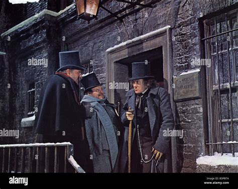 SCROOGE 1970 Cinema Centre film with Albert Finney at right Stock Photo - Alamy