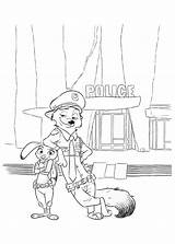 Zootropolis Zoomania Malvorlage Ausmalen Cartoni Trickfilmfiguren  sketch template