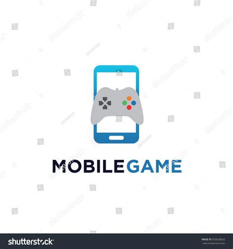 Mobile Game Logo Template Design Stock Vector (Royalty Free) 655628620 ...