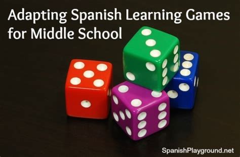 Spanish Learning Games: Adapting for Middle School - Spanish Playground