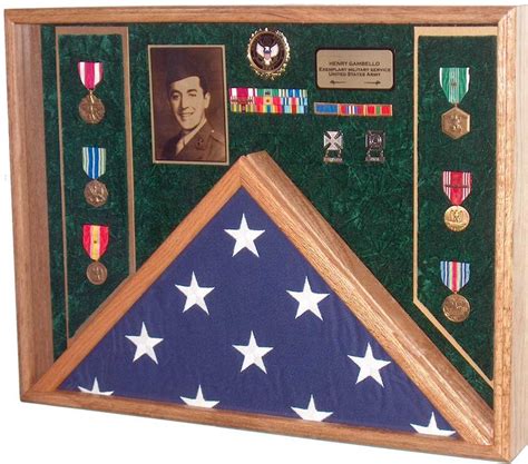 Military Veteran Burial Flag & Medals Shadow Box Display Case - Etsy