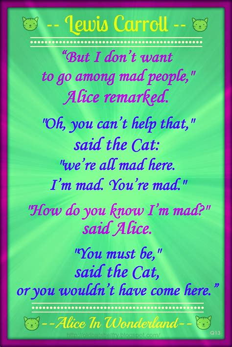 Lewis Carroll Quotes. QuotesGram