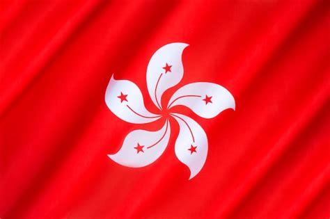 Premium Photo | Flag of Hong Kong