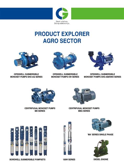 An Overview of Crompton Greaves' Range of Agricultural and Industrial Pumps | PDF | Pump ...