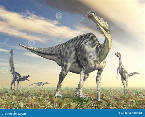 Dinosaur Velafrons On White Background Stock Illustration | CartoonDealer.com #67140907