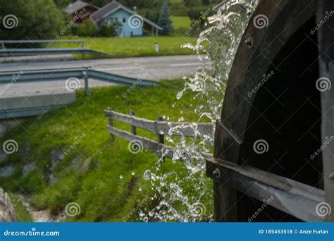 Detail of Wooden Wheel on Mill Stock Photo - Image of antique, energy ...