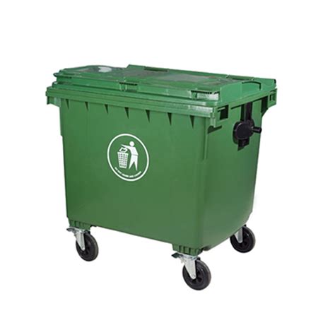 660l Warehouse Plastic Storage Bins/industrial Plastic Bins With Wheels/large Plastic Storage ...