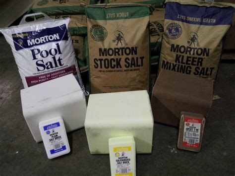 Morton Salt products at Fleming Farm and Ranch Supply