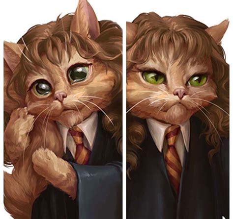 ArtStation - Hermione cat face