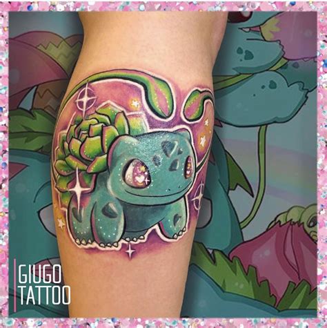 This is a really cool color Pokémon tattoo. Giugo Tattoo is an amazing new school artist Pokemon ...