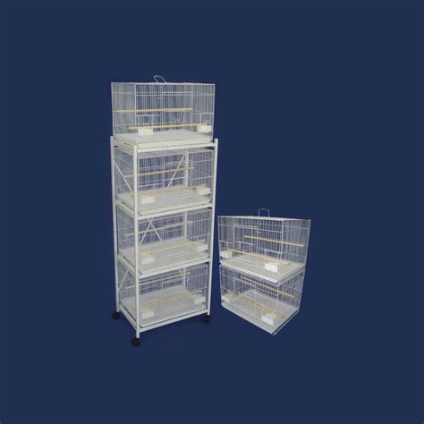 YML White Bird Cages with Stand and Divider, Small | Petco