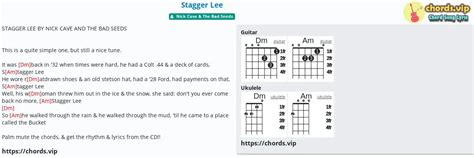 Chord: Stagger Lee - tab, song lyric, sheet, guitar, ukulele | chords.vip