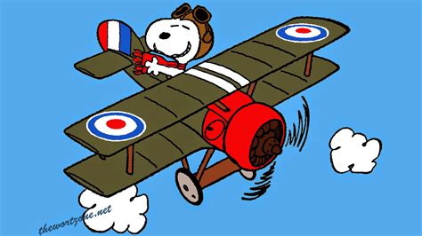 Snoopy Flying Ace Wallpaper - WallpaperSafari