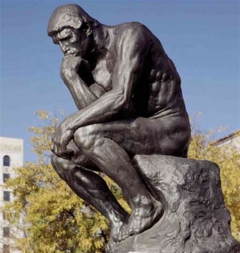 Famous Statue of Man Thinking,Thinking Guy Statue