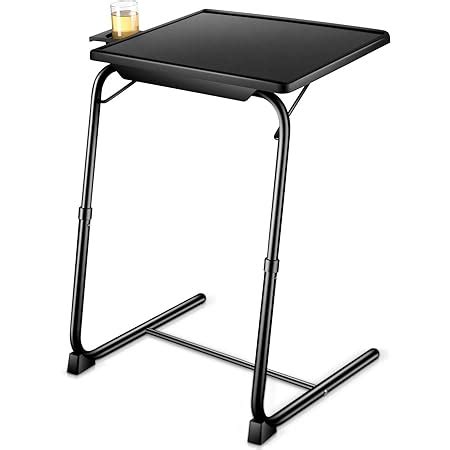 Amazon.com: LORYERGO TV Tray - TV Table, Adjustable Tray for Eating, Folding Table Trays, w/6 ...