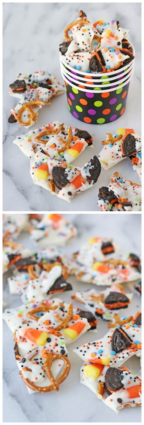 Halloween Candy Bark Recipe - CookinLake