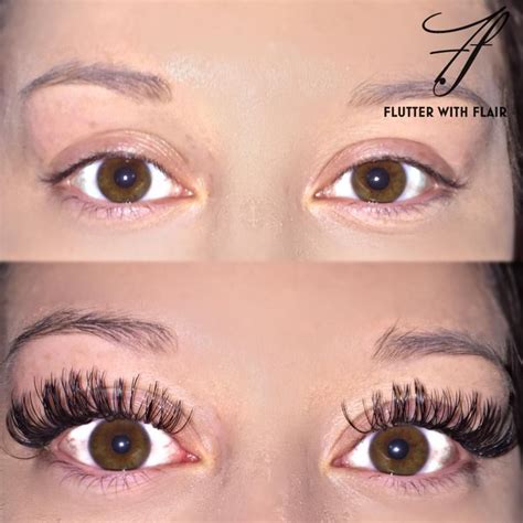 Before and After lash extensions See this Instagram photo by @flutterwithflair | Diy eyelash ...