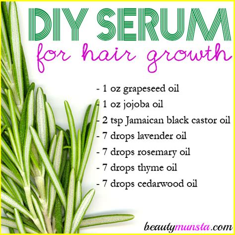 Homemade Serum for Hair Growth | For Longer Thicker Hair! - beautymunsta