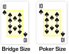 Bridge Size Playing Cards vs Poker Size Playing Cards: What's the Deal ...