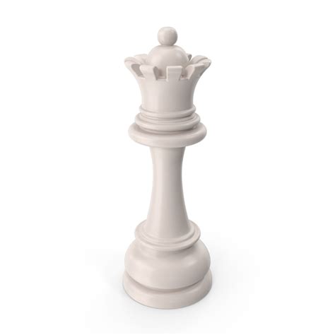 White Queen Chess Piece