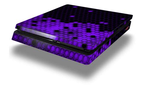 Sony PS4 Slim Console Skins HEX Purple | WraptorSkinz