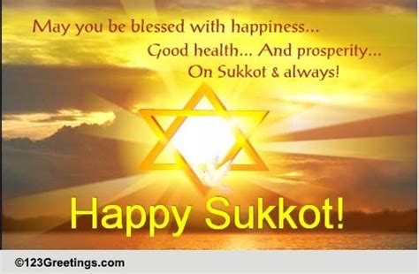 Blessings On Sukkot... Free Sukkot eCards, Greeting Cards | 123 Greetings