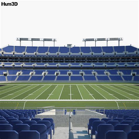 M&T Bank Stadium 3D model - Architecture on Hum3D