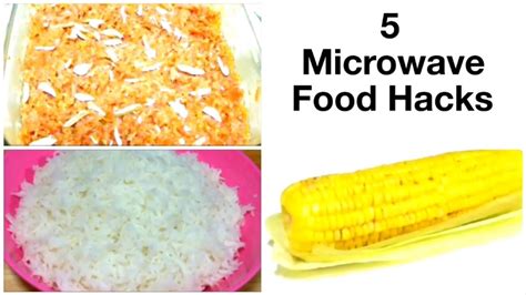 5 Microwave food hacks | Simple and easy microwave recipes | online microwave recipe | food food ...