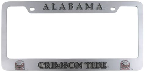 Alabama Crimson Tide 3D Collegiate License Plate Tag Frame Siskiyou ...