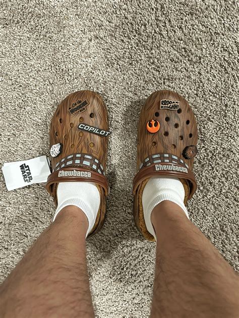 yay for sale chewbacca crocs! aka chewcrocas : r/crocs