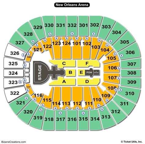 Smoothie King Center Seating Chart | Seating Charts & Tickets