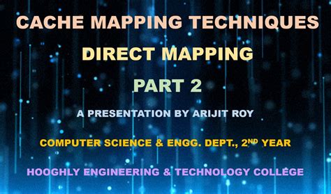 Cache Mapping Techniques- Direct Mapping (Part 2)