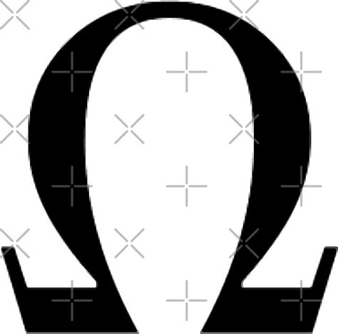 "Greek Omega Symbol" Stickers by prodias | Redbubble