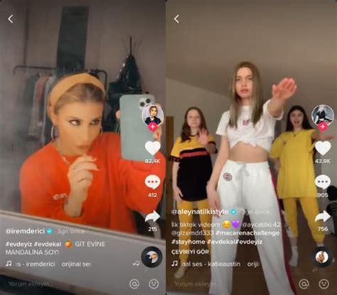 Ünlülerin tiktok paylaşımları